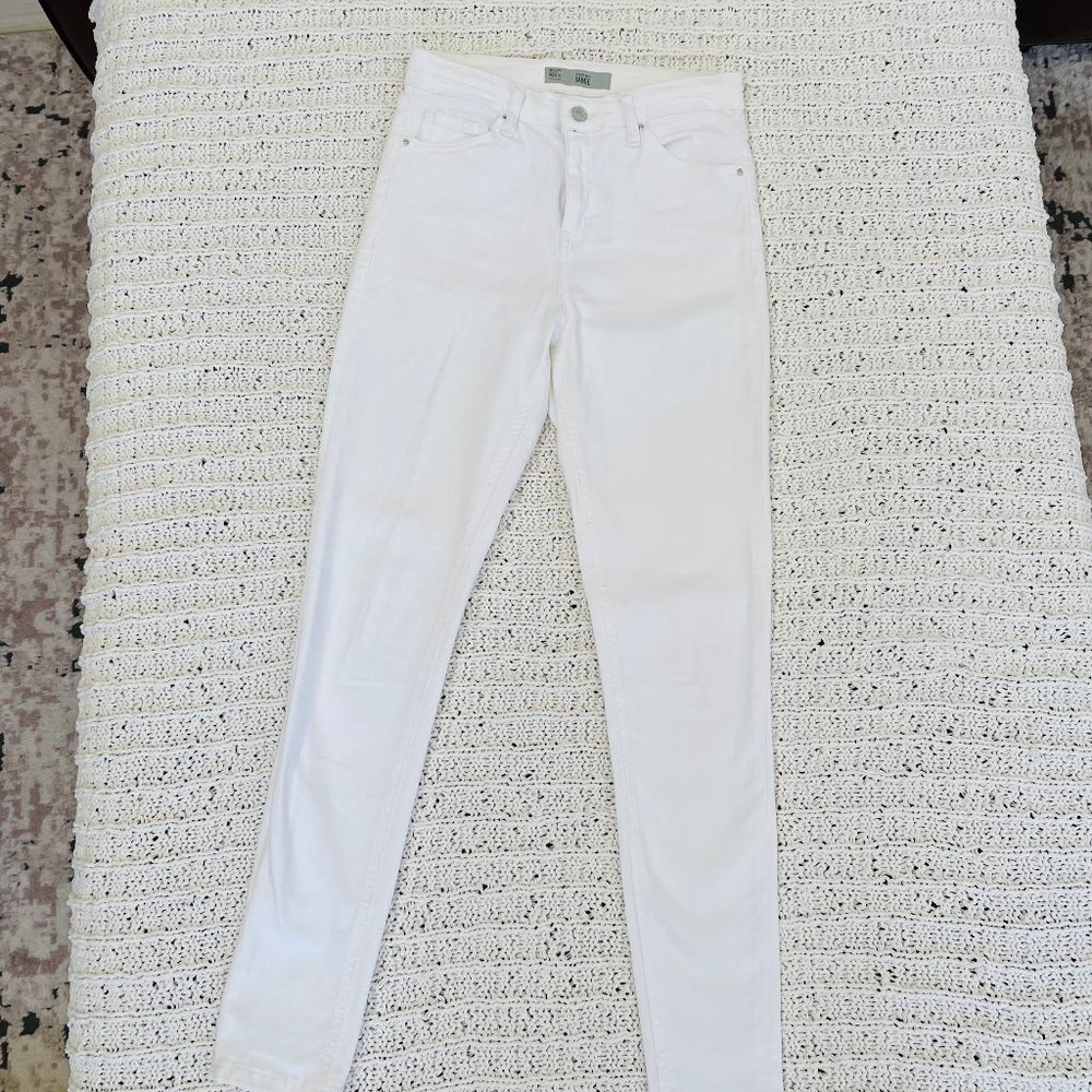 TOPSHOP MOTO JAMIE JEANS - WHITE - W28 X L32